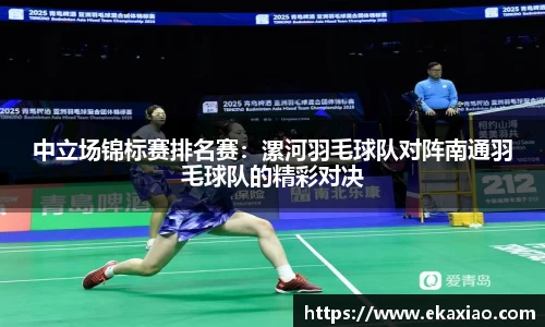 中立场锦标赛排名赛：漯河羽毛球队对阵南通羽毛球队的精彩对决